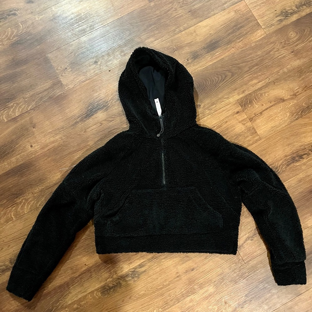 lululemon Sherpa half zip hoodie